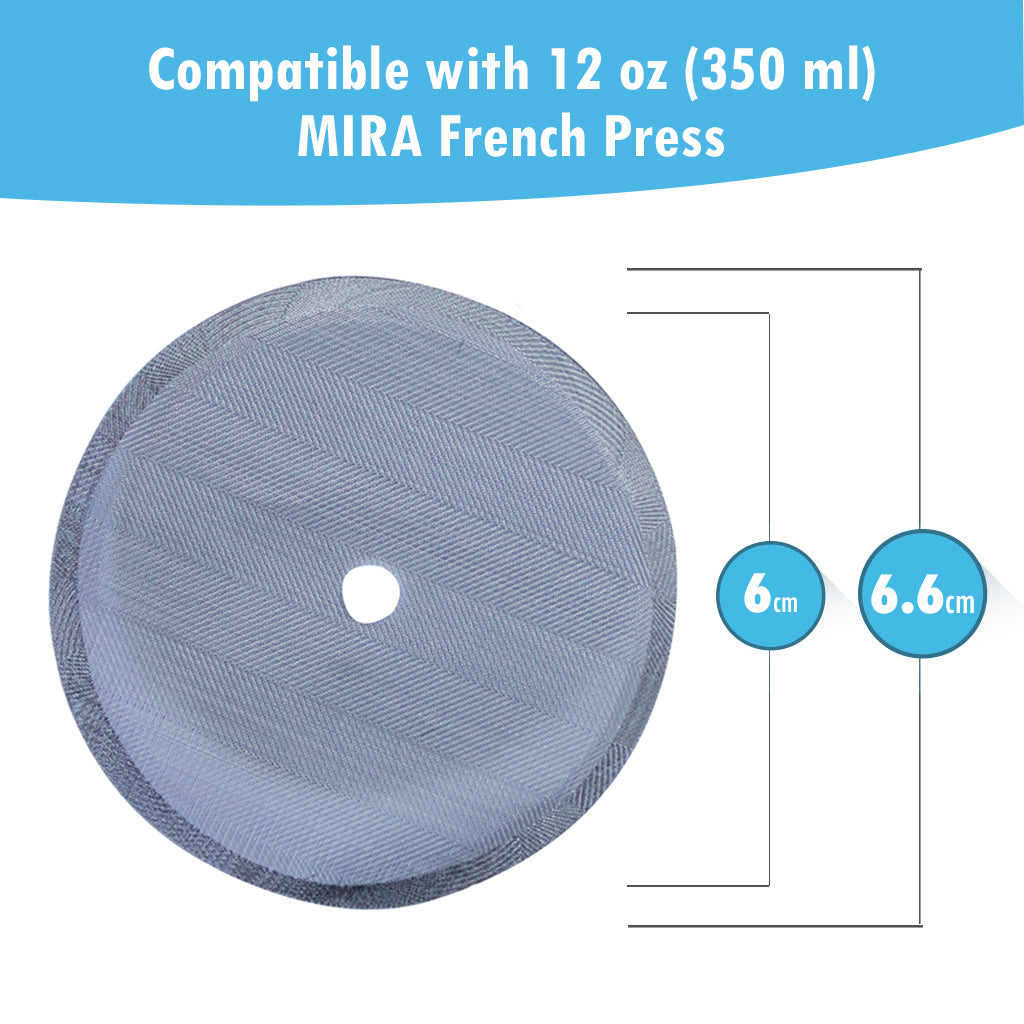 Replacement French Press Filters Set of 3 for 12 oz 20 oz or 34