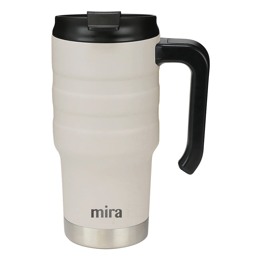 MIRA Coffee Mug Cup with Handle and Lid, 18 oz - Gift – MIRA Brands