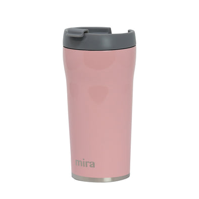 MIRA 18oz Insulated Tea Infuser Bottle, Stainless Steel Travel Thermos Mug,  Pearl Blue