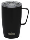 MIRA Coffee Mug Cup with Handle and Lid, 18 oz - Gift