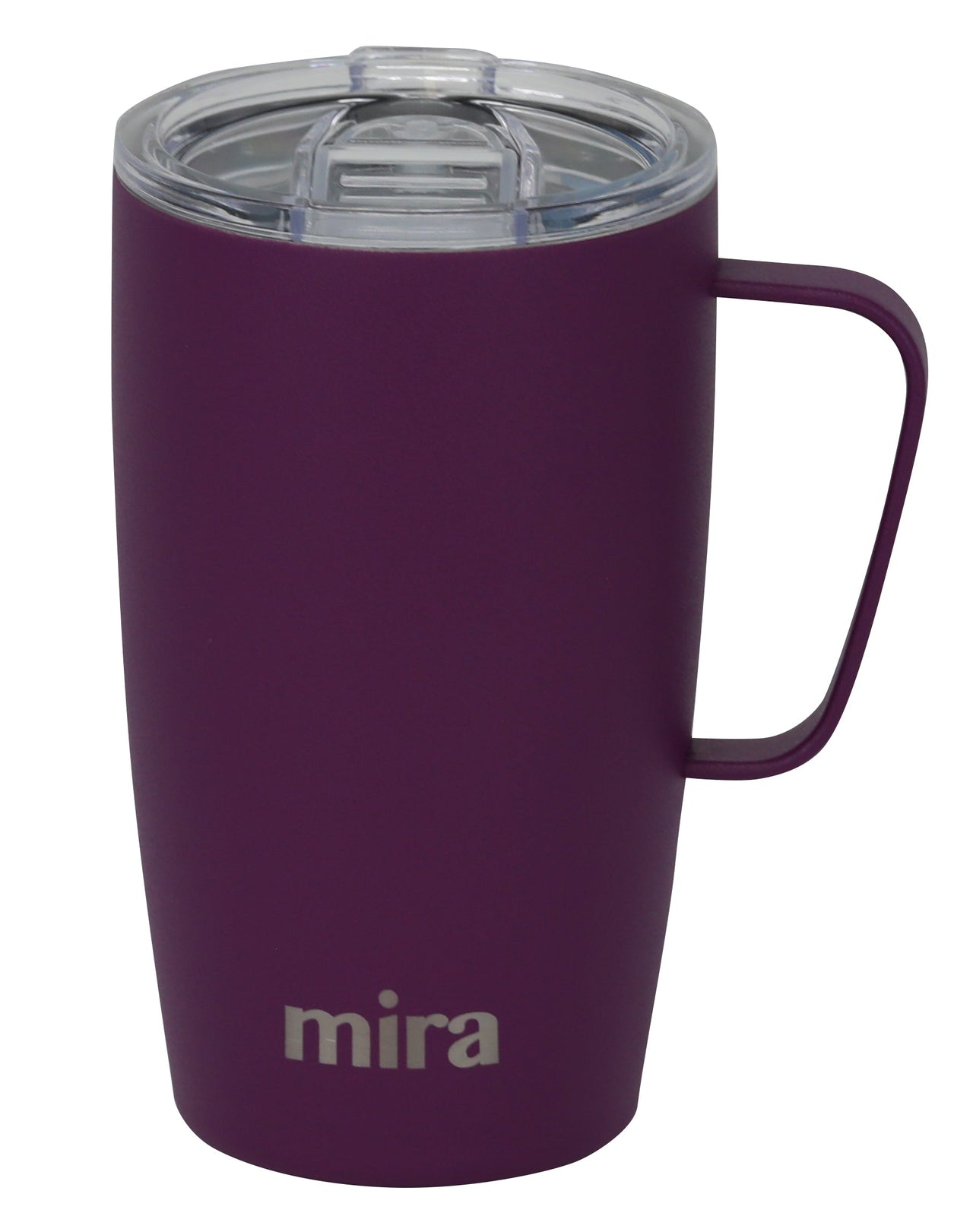 MIRA Coffee Mug Cup with Handle and Lid, 18 oz - Gift
