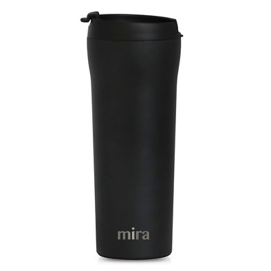 Mira 20oz Modern Tumbler with Straw and Flip Lid, Stainless Steel Vacuum Insulated Travel Mug, Space Blue, Size: 20 oz (600 ml)