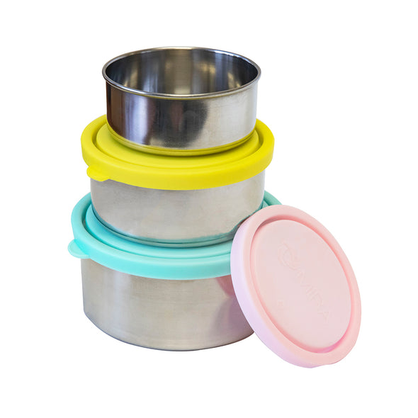 Set of 3 Lunch Box Food Containers