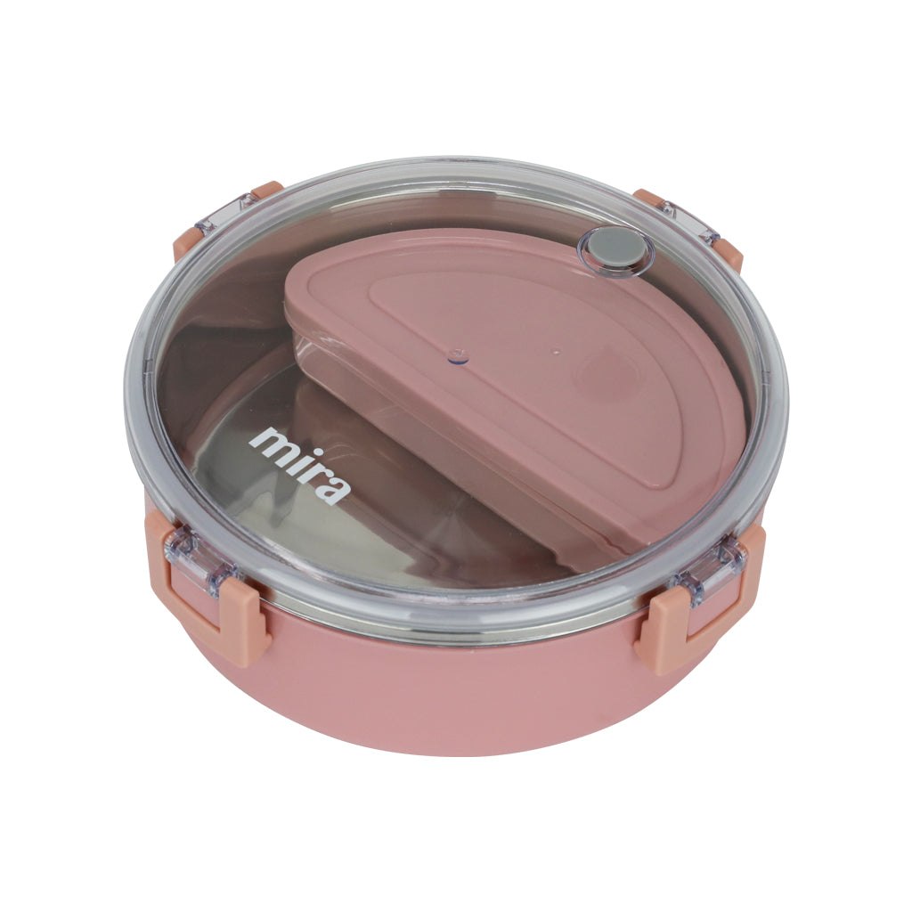 MIRA Round Container with Extra Bento Container Inside