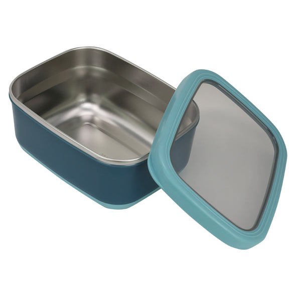 MIRA Stainless Steel Salad Bowl, Slate Blue