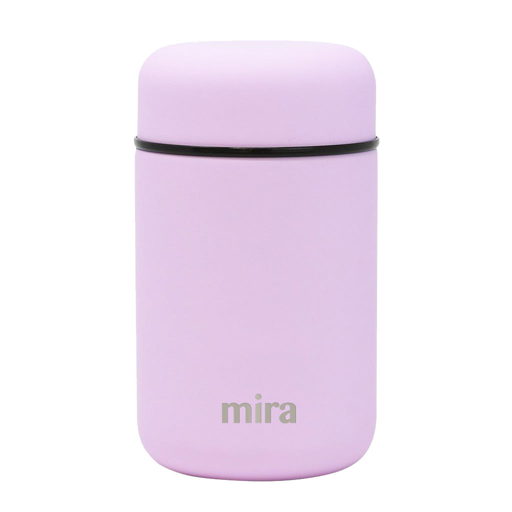 MIRA Lunch, Food Jar - Vacuum Insulated Stainless Steel Lunch Thermos -  13.5 oz - Pearl Blue 