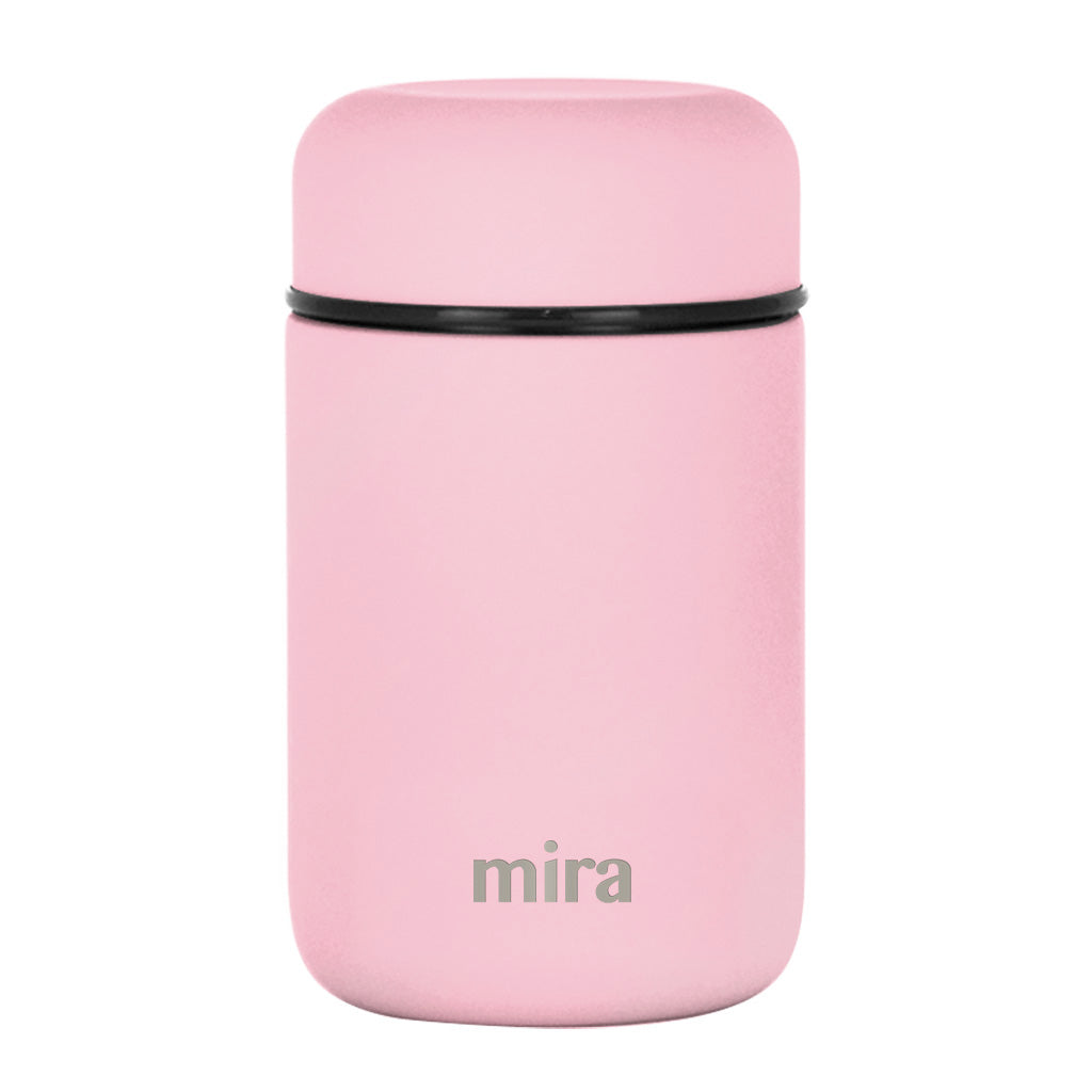 Mira Lunch, Food Jar, Vacuum Insulated Stainless Steel Lunch Thermos, 135 oz, Denim Blue