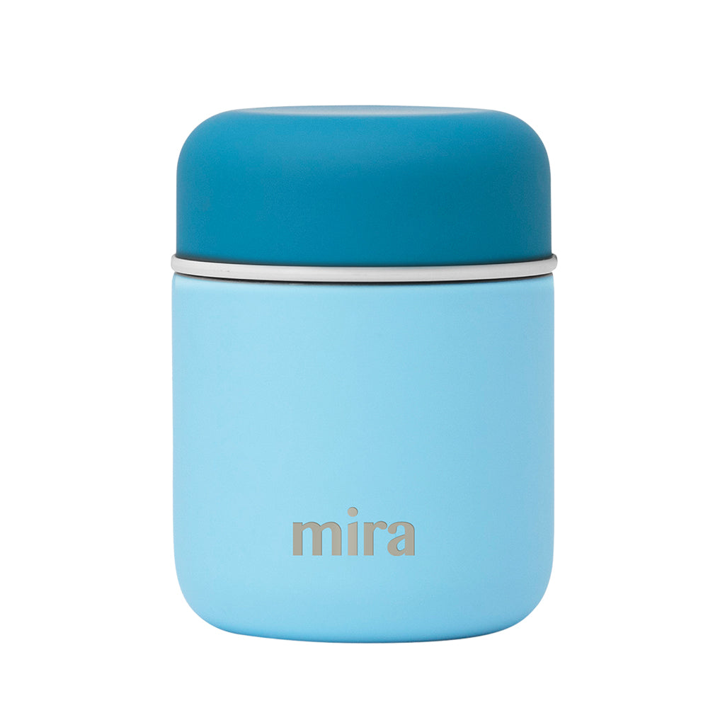 MIRA Thermos for Kids Lunch Food Jar Vacuum Insulated Stainless Steel 13.5  Ounce, Cactus Green 