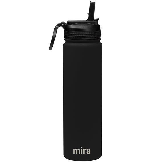 MIRA 12oz Insulated Kids Water Bottle with Straw Lid & Handle, Stainless  Steel, Dinosaurs