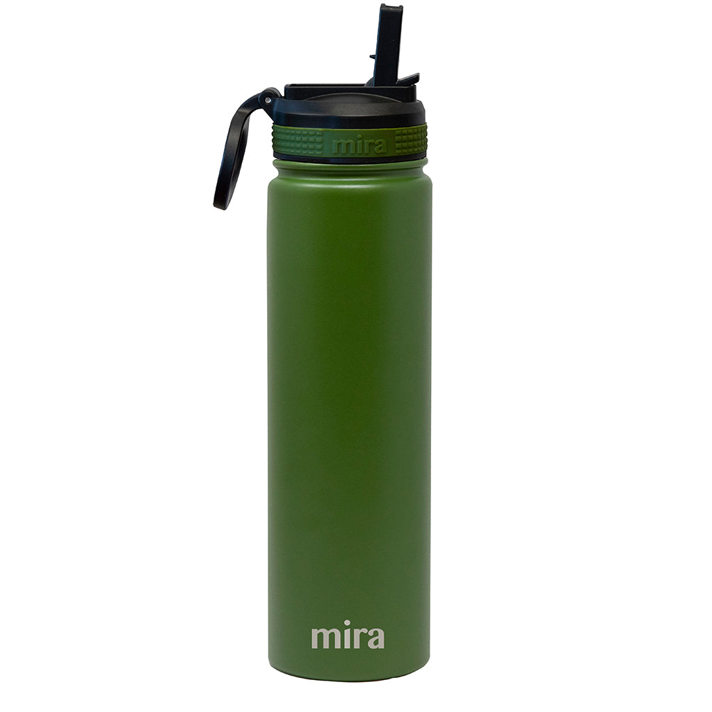 40 oz Sierra with 2 Caps - Straw Lid & Handle Lid – MIRA Brands