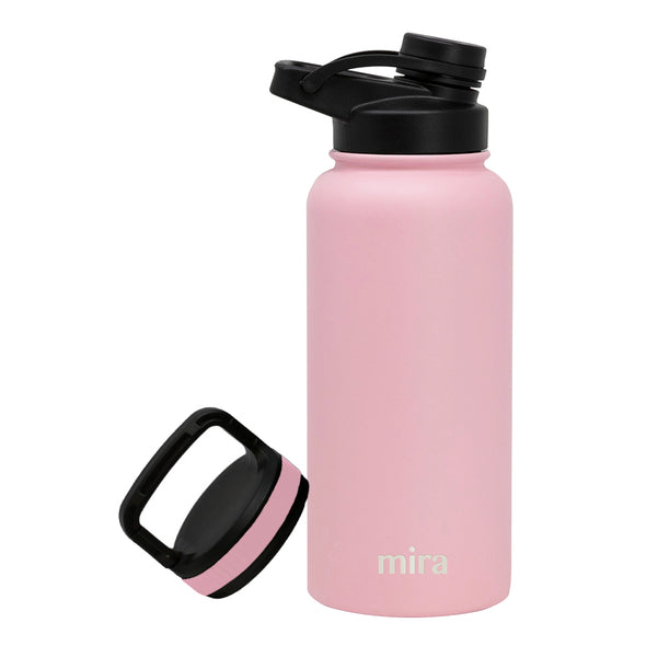 32 oz Sierra with 2 Caps - Spout Lid & Handle Lid