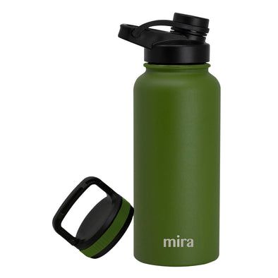 MIRA 12oz Insulated Kids Water Bottle with Straw Lid & Handle, Stainless  Steel, Dinosaurs