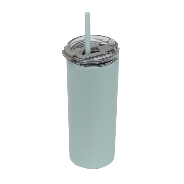 MIRA Modern Tumbler with Straw and Flip Lid, 20 oz (600 ml)