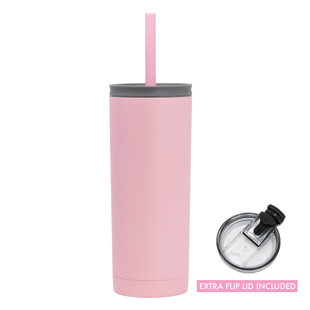 THE RETRO TUMBLER STRAW COVER- 2 COLORS – Pink Desert