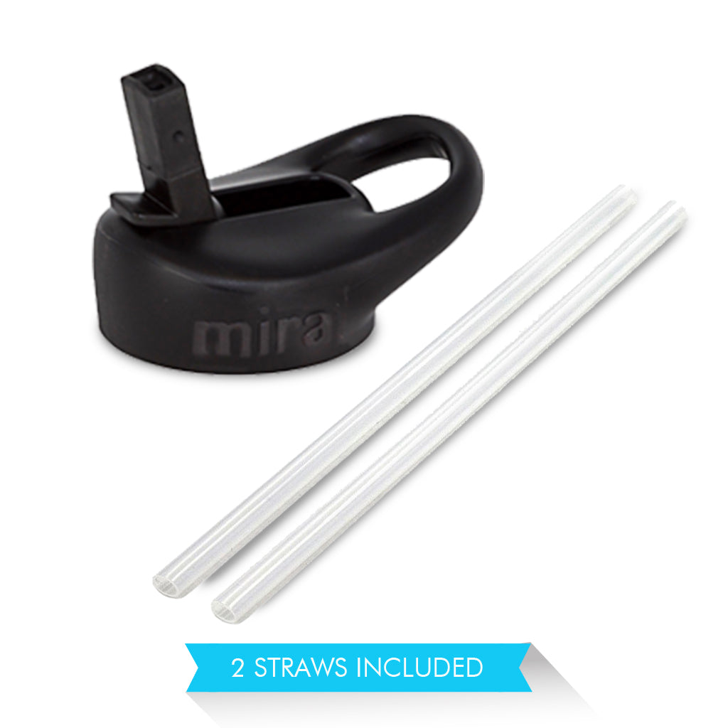 Replacement Water Bottle Lid & Straws 